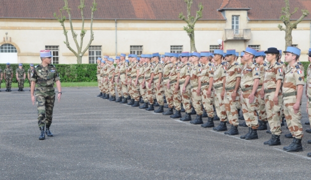 Le 3�me Escadron du 3�me R�giment de Hussards de retour du Tchad