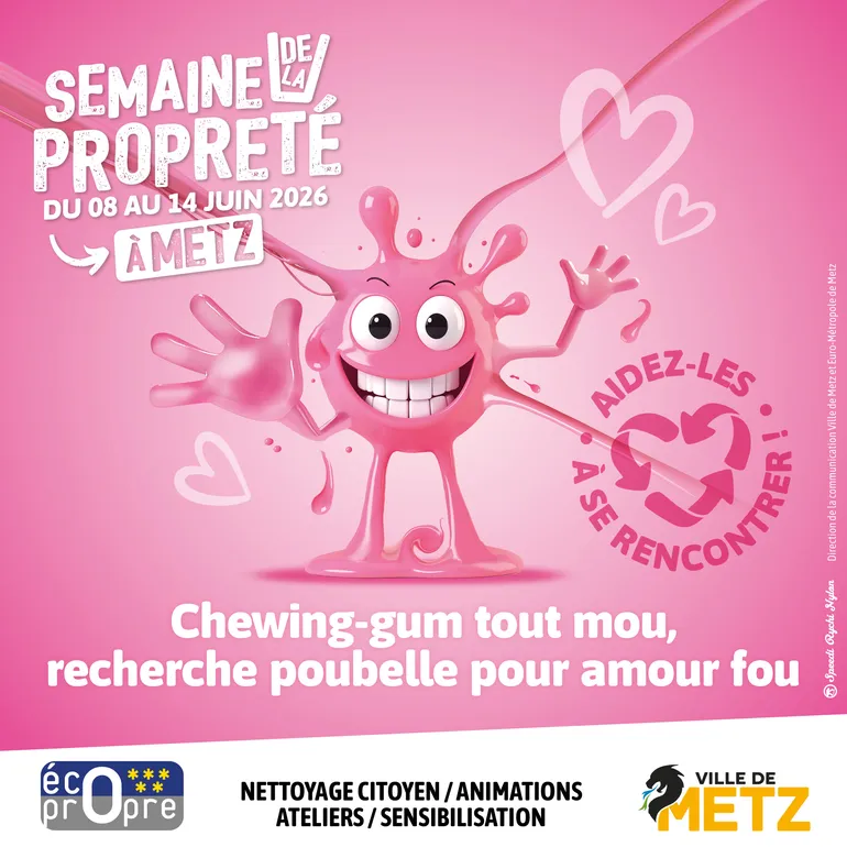 Agir pour sa ville : le programme de la Semaine de la propreté à Metz