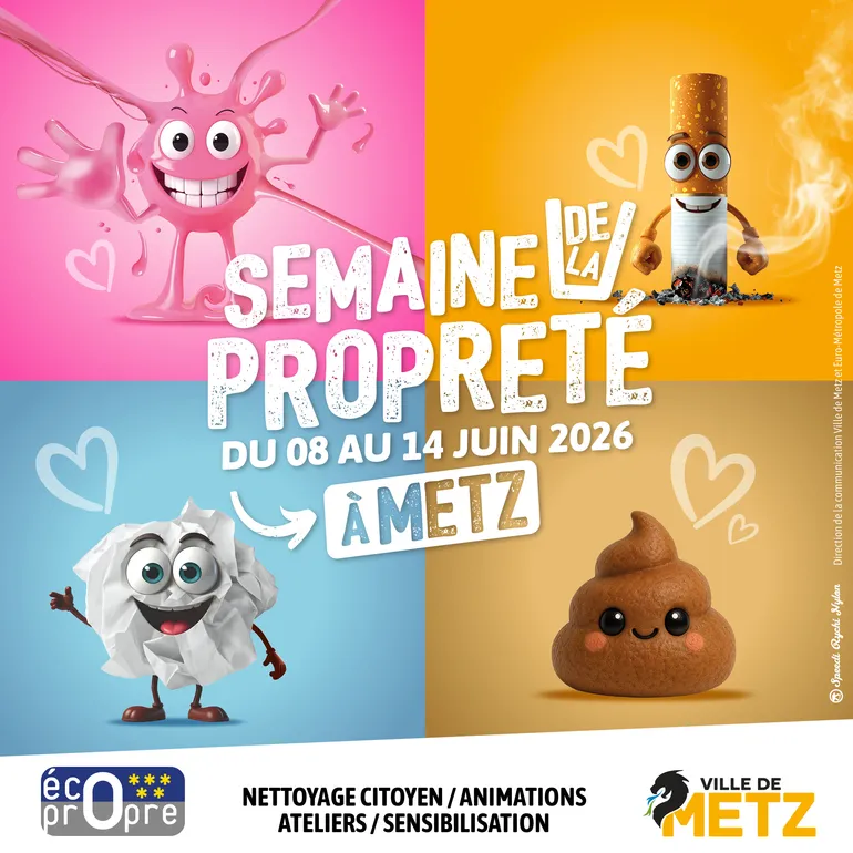 Agir pour sa ville : le programme de la Semaine de la propreté à Metz