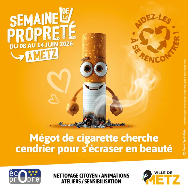 Agir pour sa ville : le programme de la Semaine de la propreté à Metz