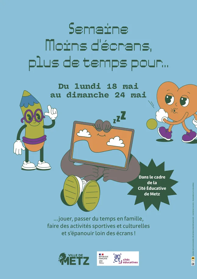 Semaine Moins d'écrans, plus de temps pour...