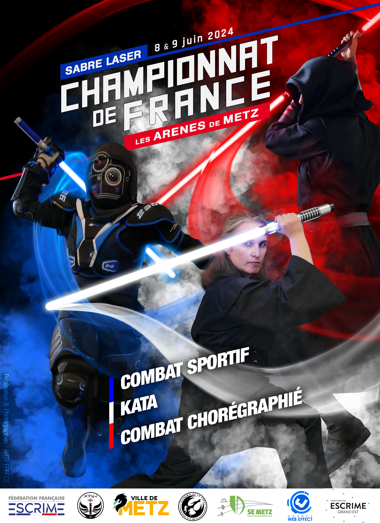 Championnat de France de Sabre Laser Du 8 au 9 juin 2024