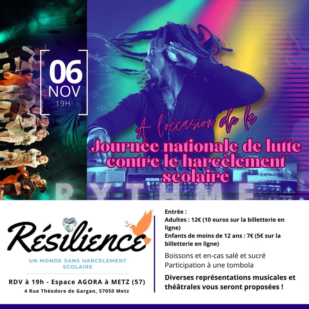 Soirée événement du 6 novembre : Tous derrière Résilience