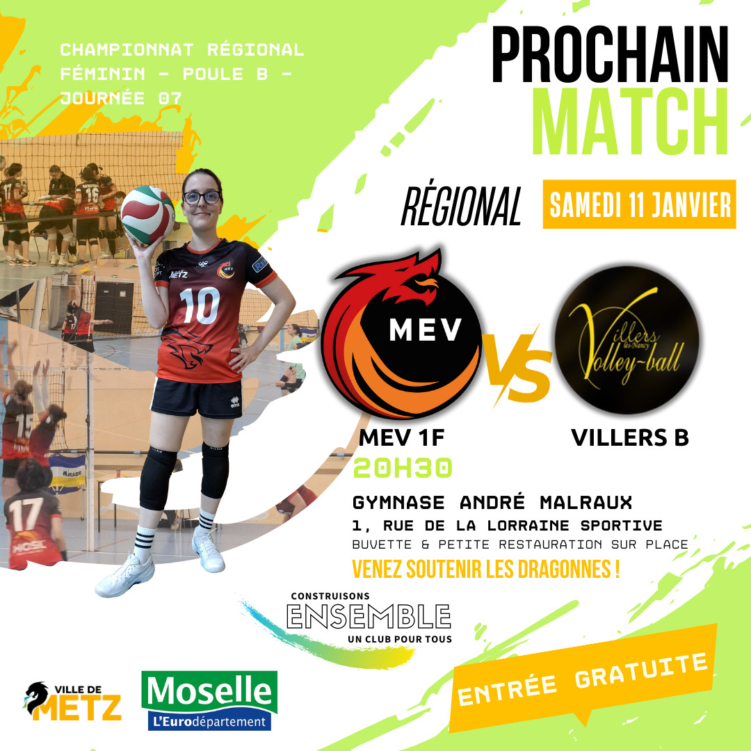 REG F - MEV 1F vs Villers B Le 11 janv 2025