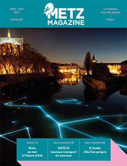 Couverture du Metz Magazine de juillet - août 2022