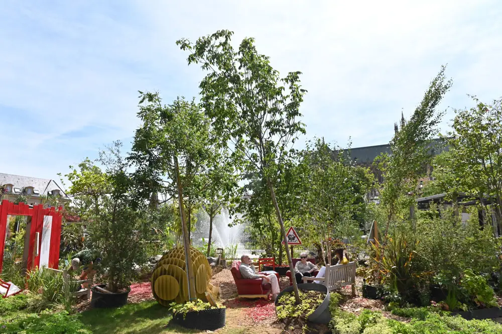 Jardin éphemère, place de la Comédie © P.Gisselbrecht