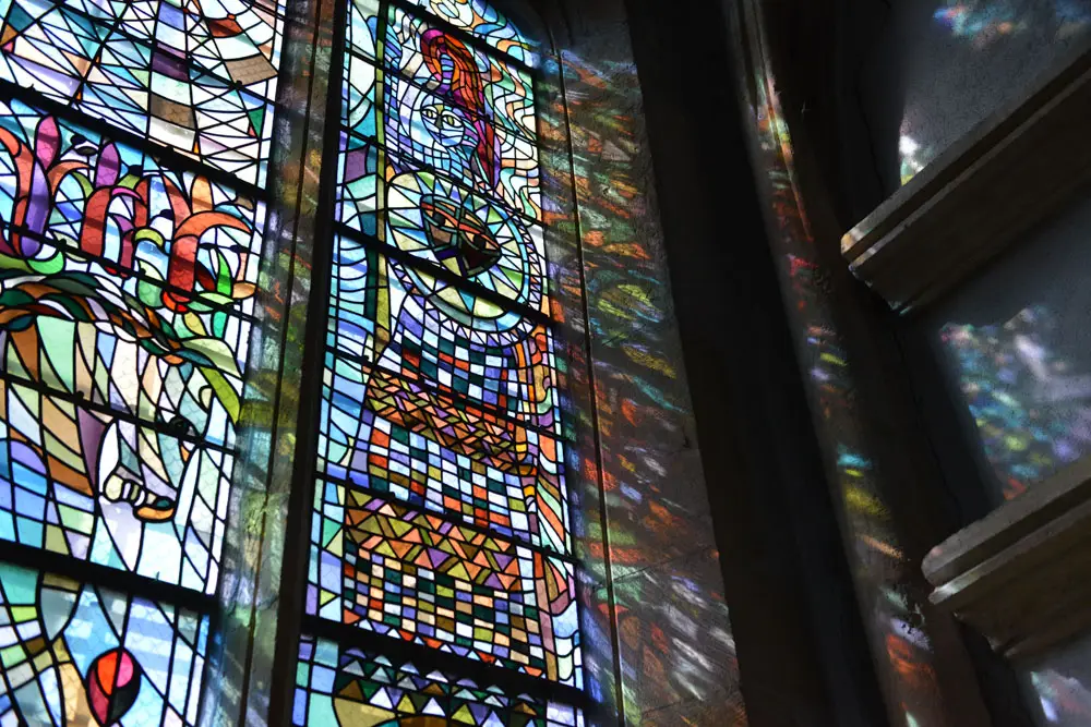 Vitraux de Jean Cocteau, église St-Maximin © P.Gisselbrecht