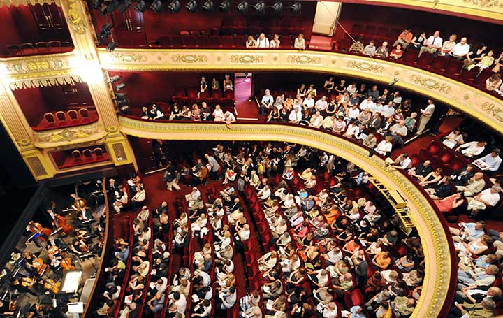 Photo de la salle de l'Opéra-Théâtre